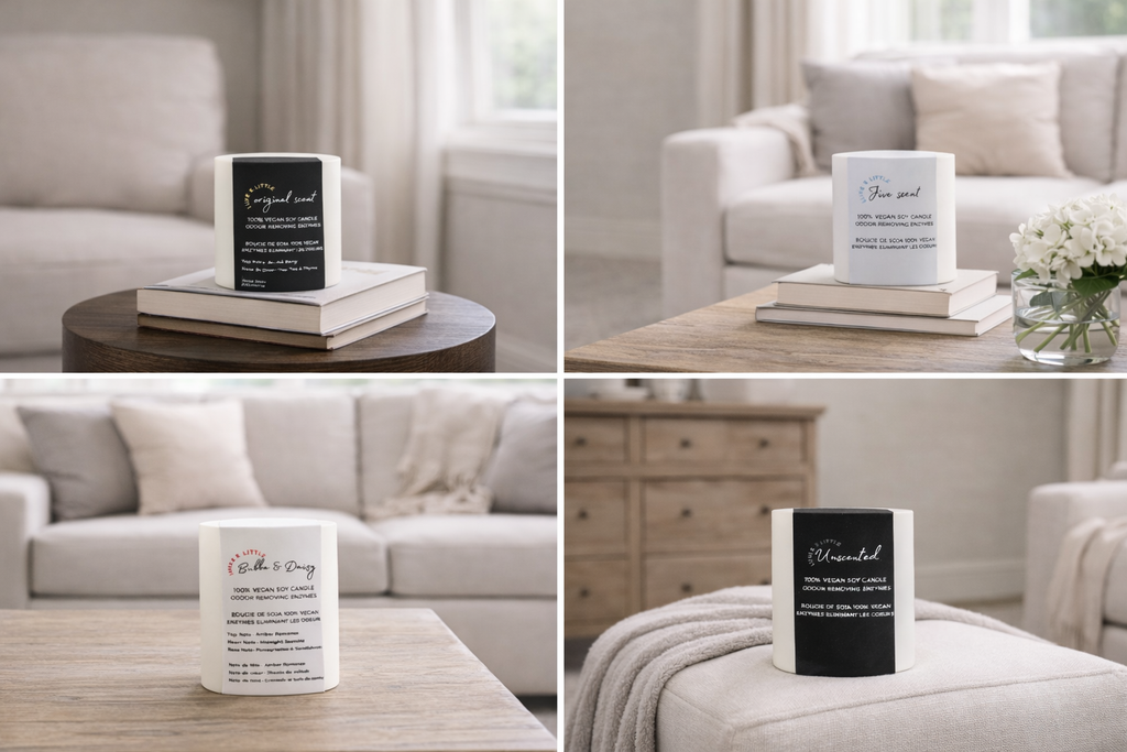Odour Eliminator Candles -Package Set of 4