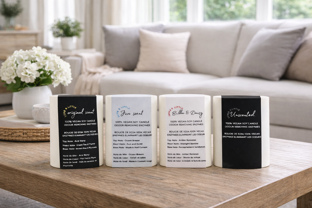 Odour Eliminator Candles -Package Set of 4
