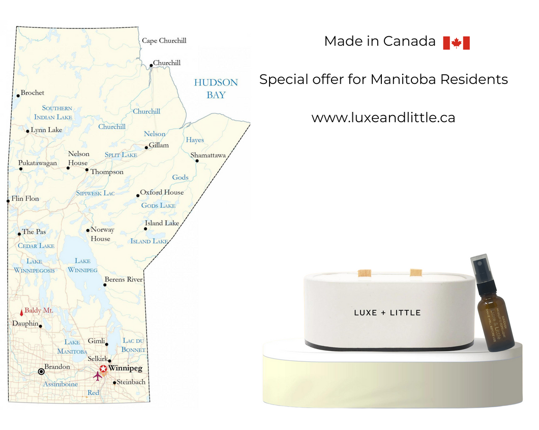 Manitoba Pack -Citronella + Anise Planter Candle 20 oz Plus  1 oz Mosquito Repellent Spray